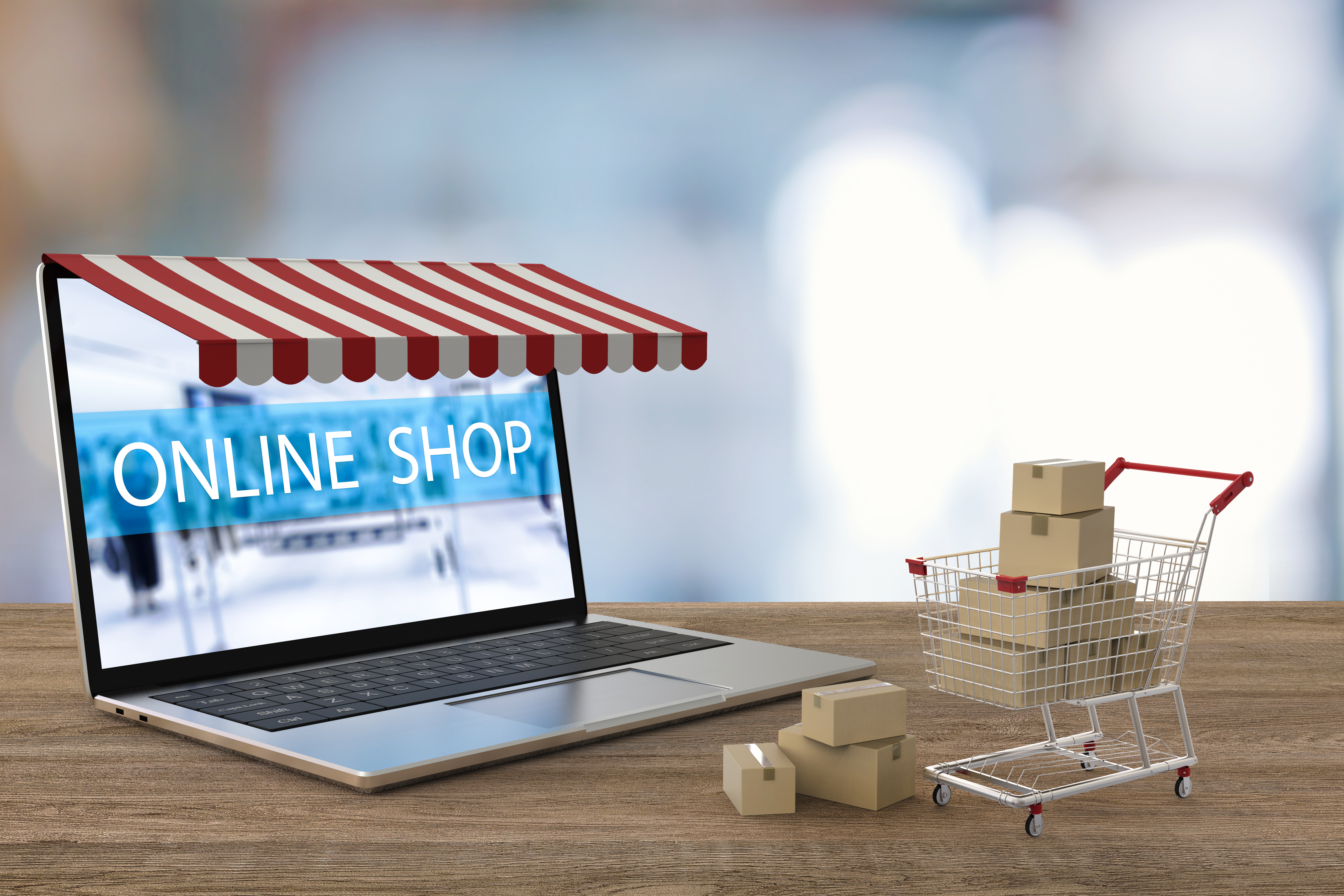 online shopping concept